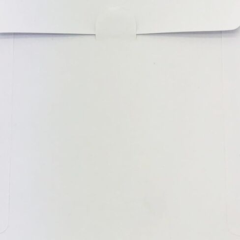 White Paper CD DVD Sleeves with Window, Portable Storage Pack of 100 in Kuwait