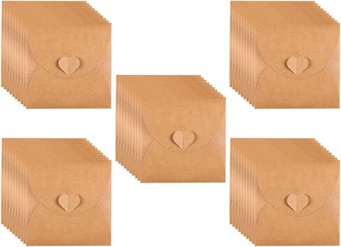 VICASKY 50pcs Kraft Paper CD DVD Sleeves Envelopes Storage Holder for Organizing Cds and DVDs Prevent Scratching for Home Storage in Kuwait