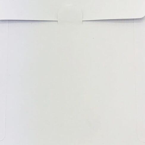 HOMSFOU CD Bag Pack Sleeves Paper Window 100, White Design DVD with Portable Size Paper CD Case Storage Organization for Disc Travel, Office, and Home in Kuwait