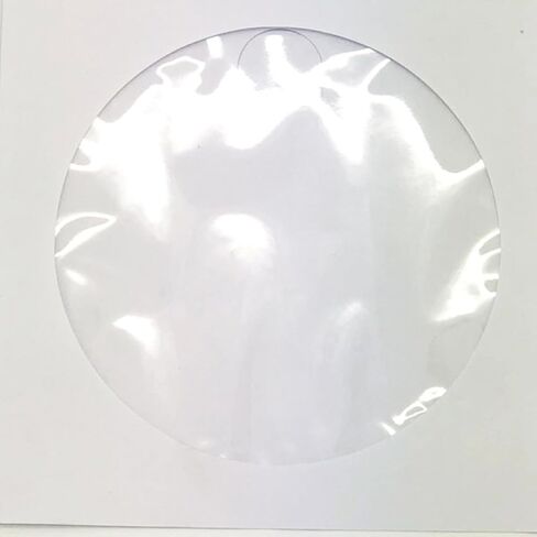 HOMSFOU CD Bag Pack Sleeves Paper Window 100, White Design DVD with Portable Size Paper CD Case Storage Organization for Disc Travel, Office, and Home in Kuwait