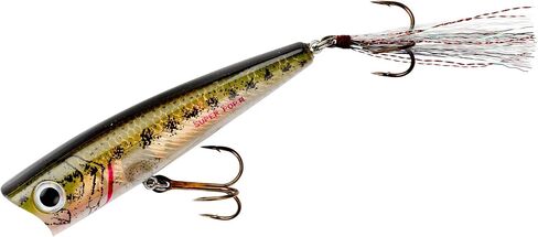 Rebel Lures Pop-R Topwater Popper Fishing Lure, Baby Bass, Super Pop-R (5/16 oz), One Size in Kuwait
