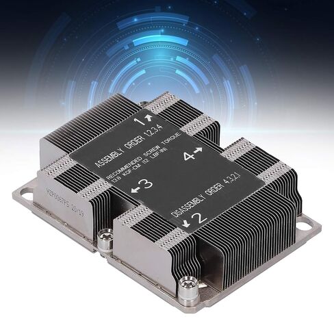 SNK P0067PS LGA 3647 0 1U X11 CPU Heat Sink, for Purley Platform, Metal Material, Easy Installation, Supports Scalable Processor in Kuwait