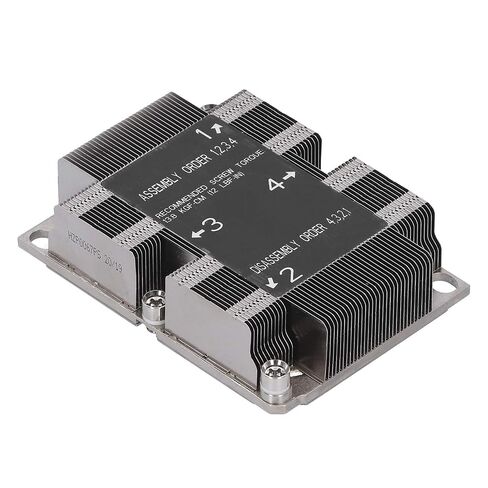 SNK P0067PS LGA 3647 0 1U X11 CPU Heat Sink, for Purley Platform, Metal Material, Easy Installation, Supports Scalable Processor in Kuwait
