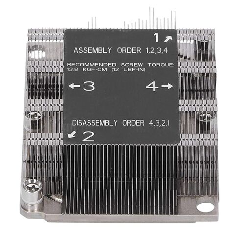 SNK P0067PS LGA 3647 0 1U X11 CPU Heat Sink, for Purley Platform, Metal Material, Easy Installation, Supports Scalable Processor in Kuwait