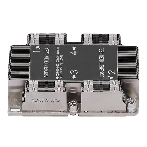 SNK P0067PS LGA 3647 0 1U X11 CPU Heat Sink, for Purley Platform, Metal Material, Easy Installation, Supports Scalable Processor in Kuwait