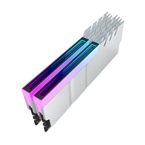 4X Computer DDR4 DDR5 5V ARGB Sync Memory Radiator PC RGB Colorful RAM Heatsink Cooler Cooling Shim Armor Silver White in Kuwait