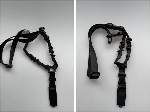 Tactical Crossbody Straps Two Point and Traditional Sling Heavy Duty Single Point Crossbody Shoulder Strap Hands-Free Carrying Straps for Hunting Training Battle Game Shooting Practice in Kuwait