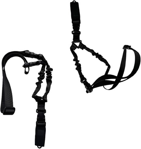 Tactical Crossbody Straps Two Point and Traditional Sling Heavy Duty Single Point Crossbody Shoulder Strap Hands-Free Carrying Straps for Hunting Training Battle Game Shooting Practice in Kuwait