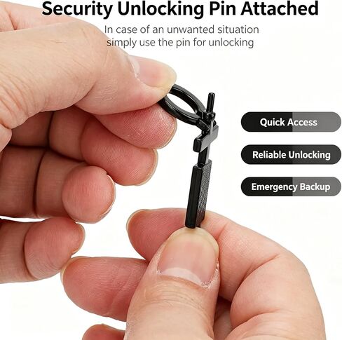 Universal Tactical Handcuff Keys, Standard Issue Law Enforcement, 3 Pack with Key Ring in Kuwait