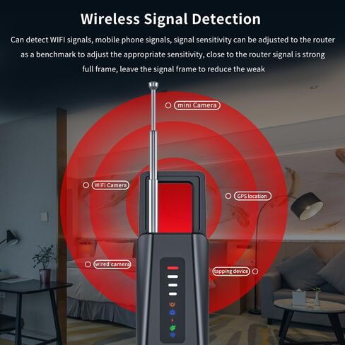 Hidden Camera Detectors GPS Detector Device w/LED Screen 5-in-1 in Kuwait