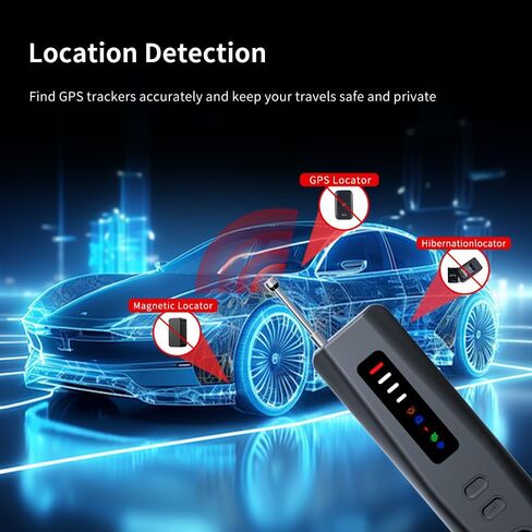 Hidden Camera Detectors GPS Detector Device w/LED Screen 5-in-1 in Kuwait