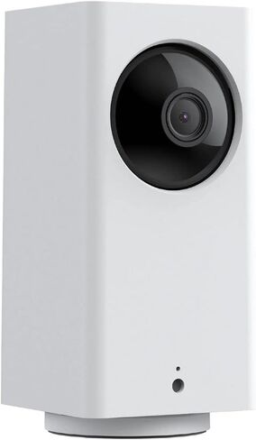 Wyze Cam Pan v2 1080p Pan/Tilt/Zoom Wi-Fi Indoor Smart Home Camera with Color Night Vision, 2-Way Audio, Compatible with Alexa & The Google Assistant, White in Kuwait