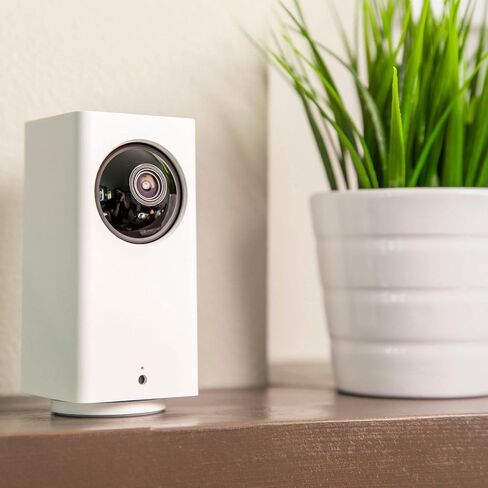 Wyze Cam Pan v2 1080p Pan/Tilt/Zoom Wi-Fi Indoor Smart Home Camera with Color Night Vision, 2-Way Audio, Compatible with Alexa & The Google Assistant, White in Kuwait