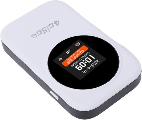 4G Mobile Hotspot, Portable WiFi Device Featuring 2.4G Band and Support for 8-10 Users, Unlocked Mobile Hotspot with 3000mAh Battery and SIM Card Slot for Households, Work in Kuwait