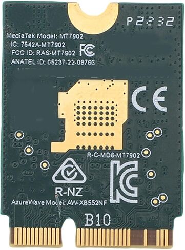 WiFi 6E Wireless Card, M.2 NGFF 4200Mbps Triple Band 2.4GHz 5GHz 6GHz with BT5. MU MIMO WPA3 Encryption, for 10 11 Laptop Desktop in Kuwait