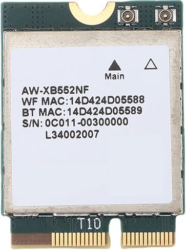 WiFi 6E Wireless Card, M.2 NGFF 4200Mbps Triple Band 2.4GHz 5GHz 6GHz with BT5. MU MIMO WPA3 Encryption, for 10 11 Laptop Desktop in Kuwait