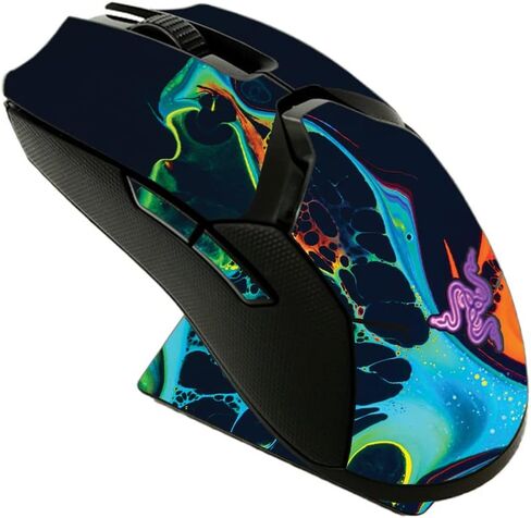 MightySkins Skin Compatible with Razer Viper Ultimate - Color Splash | Protective, Durable, and Unique Vinyl Decal wrap Cover | Easy to Apply, Remove, and Change Styles | Made in The USA in Kuwait