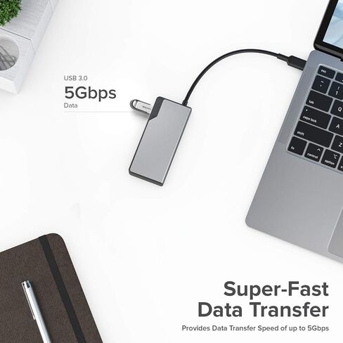 Alogic UCFUUA-SGR USB-c Fusion Swift 4in1 Hub Dock 4xusb-a USB 3.0 Space Grey in Kuwait