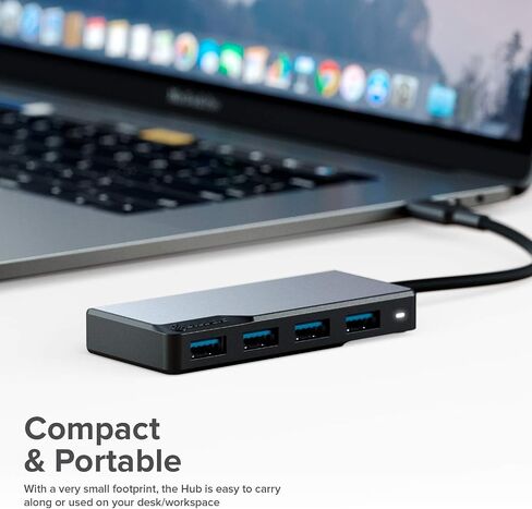 Alogic UCFUUA-SGR USB-c Fusion Swift 4in1 Hub Dock 4xusb-a USB 3.0 Space Grey in Kuwait