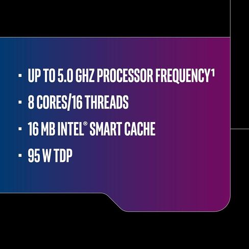Intel Core i9-9900K Desktop Processor 8 Cores up to 5.0 GHz Turbo unlocked LGA1151 300 Series 95W (Renewed) in Kuwait