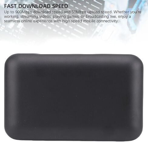 Fockety 5G Mobile WiFi Hotspot, High Speed 900Mbps Portable WiFi Device with 10000mAh Battery and 16 Connected Devices for Travel Business Dorm Entertainment in Kuwait