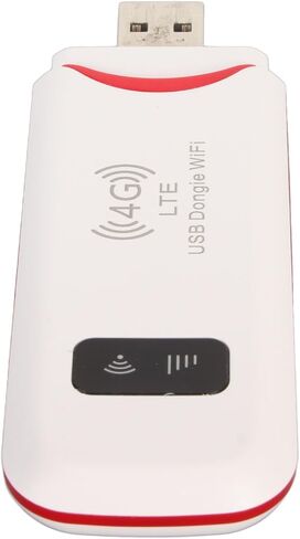 4G LTE Mobile WiFi Hotspot Portable Router with SIM Slot, USB Powered Pocket for 10 Devices, Dual Band Fast Internet Access Fit Africa Middle Travel, Lightweight Global Roaming in Kuwait