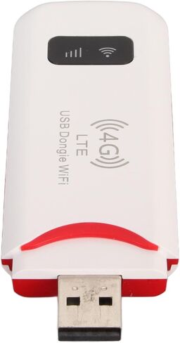 4G LTE Mobile WiFi Hotspot Portable Router with SIM Slot, USB Powered Pocket for 10 Devices, Dual Band Fast Internet Access Fit Africa Middle Travel, Lightweight Global Roaming in Kuwait