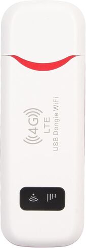 4G LTE Mobile WiFi Hotspot Portable Router with SIM Slot, USB Powered Pocket for 10 Devices, Dual Band Fast Internet Access Fit Africa Middle Travel, Lightweight Global Roaming in Kuwait