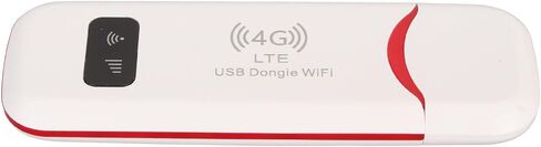 4G LTE Mobile WiFi Hotspot Portable Router with SIM Slot, USB Powered Pocket for 10 Devices, Dual Band Fast Internet Access Fit Africa Middle Travel, Lightweight Global Roaming in Kuwait