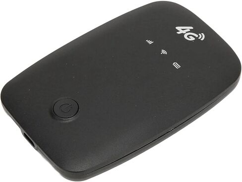 Portable 4G Mobile WiFi Hotspot with SIM Slot, 2100mAh Battery, LED Display, Supports 10 Devices—Fit for Car Users, Business Travelers & Remote Workers in Kuwait
