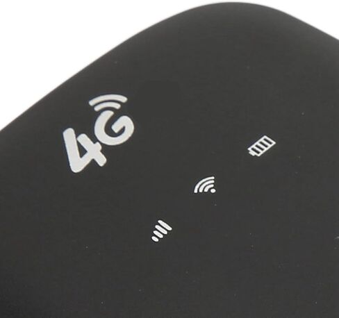 Portable 4G Mobile WiFi Hotspot with SIM Slot, 2100mAh Battery, LED Display, Supports 10 Devices—Fit for Car Users, Business Travelers & Remote Workers in Kuwait