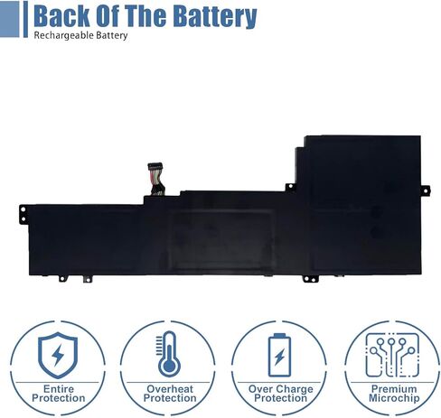 L23M4PK3 Laptop Battery Replacement for Lenovo IdeaPad Slim 5-16IRU9 (Type: 83FW) 5-16AHP9 (Type: 83DD) Series L23B4PK3 SB11M51931 5B11M51933 SB11M51932 15.08V 76Wh 5040mAh in Kuwait