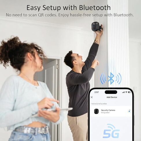 Security Cameras Wireless Outdoor Indoor,2.4G&5G WiFi,2K Video in Kuwait