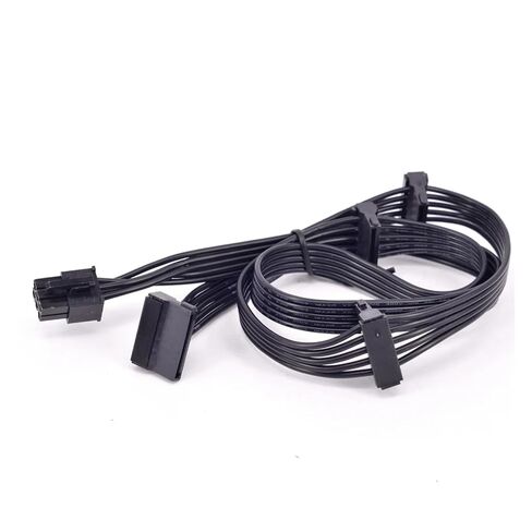 for Seasonic X Series XM2 KM3 Modular Peripheral 4 Pin SATA PCIe 8 6 Pins CPU 8/4 Pins Main Power ATX 24 Pin Power Supply Cable(6pin to 2 SATA) in Kuwait