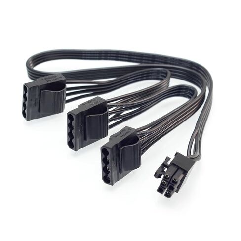 for Seasonic X Series XM2 KM3 Modular Peripheral 4 Pin SATA PCIe 8 6 Pins CPU 8/4 Pins Main Power ATX 24 Pin Power Supply Cable(6pin to 2 SATA) in Kuwait