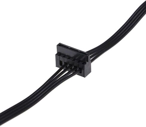 TEAMWILL 2PCS 45CM mini 4 Pin to 2 Sata SSD Power Supply Cable for Lenovo M410 M6 in Kuwait