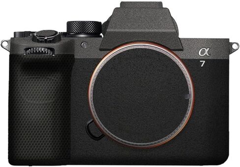 Protective Decal Skin for Sony A7M5 (A75) Camera — 3M Material, Matte Finish, Full-Body Sticker (Deep Gray Top + Sandblasted Black Base) in Kuwait