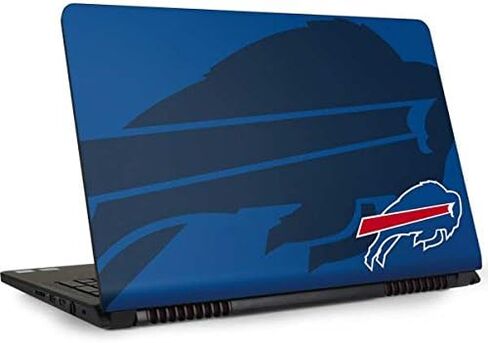 Skinit Decal Laptop Skin Compatible with Inspiron 17 & 1750 - Officially Licensed NFL Buffalo Bills Double Vision Design in Kuwait