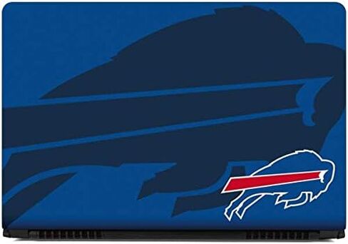 Skinit Decal Laptop Skin Compatible with Inspiron 17 & 1750 - Officially Licensed NFL Buffalo Bills Double Vision Design in Kuwait