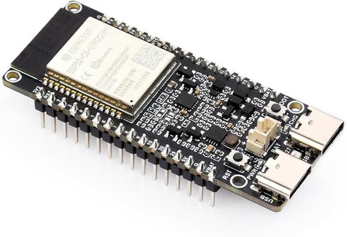 KLAYERS ESP32-C5-Dual-Band Wi-Fi 6 IoT Gateway Dev Board with RISC-V Processor, BLE 5, Zigbee & Thread, 240MHz CPU, 384KB Static Ram, 16MB Flash, with Pre-soldered Pins in Kuwait