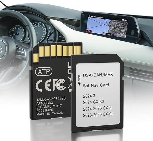 Latest Navigation SD Card KMV666EZ1C for Select Mazda 2024-2025, US/CA/MX in Kuwait