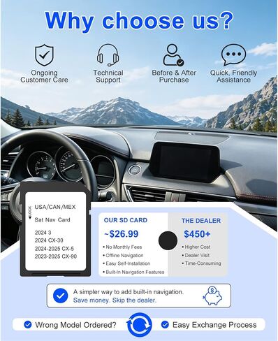 Latest Navigation SD Card KMV666EZ1C for Select Mazda 2024-2025, US/CA/MX in Kuwait
