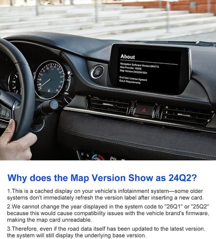Latest Navigation SD Card KMV666EZ1C for Select Mazda 2024-2025, US/CA/MX in Kuwait