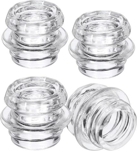 2 Pack Coffee Percolator Glass Top Replacement, Clear Coffee Filter Glass Knob for Electric and Stove Pots, Heat-Resistant Percolator Parts Camping Accessories for Coffee Filter and Makers in Kuwait