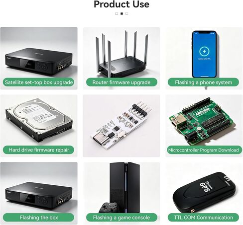 Tech DIUSTOU CH340 USB to TTL Type-C Multi-Voltage (Male without shell) in Kuwait