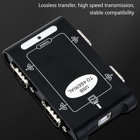 4 Port USB to Serial Adapter, RS232 Serial Hub with COM Reserve, in Kuwait