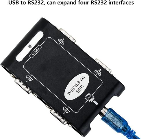4 Port USB to Serial Adapter, RS232 Serial Hub with COM Reserve, in Kuwait