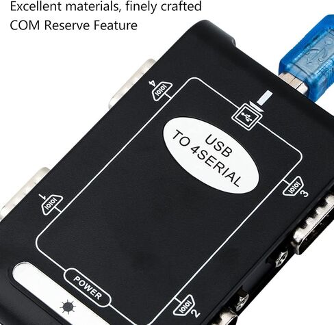 4 Port USB to Serial Adapter, RS232 Serial Hub with COM Reserve, in Kuwait