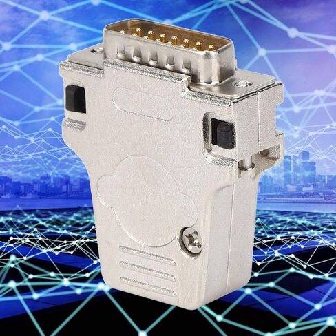 WALFRONT D SUB Serial Connector D SUB Adapter, 15 Pin Male in Kuwait