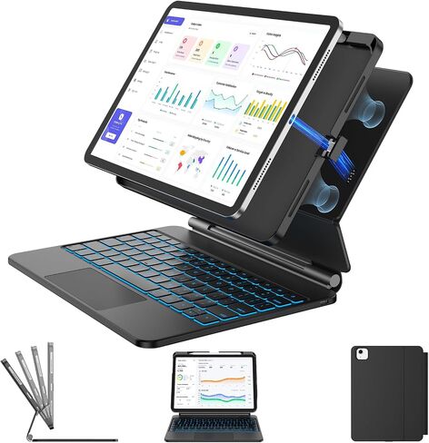TSQQST Keyboard Case for iPad Pro 11 Inch (M5/M4, 2025/2024) in Kuwait